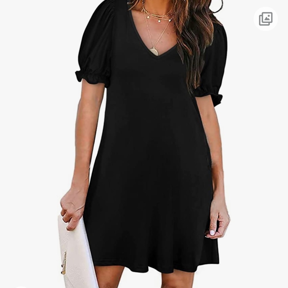 Women’s Short Sleeve Dress - Picture 2 of 4